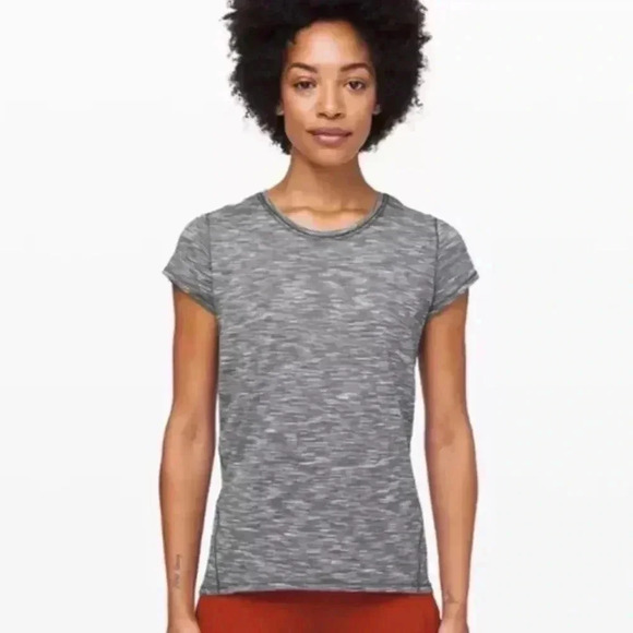 Lululemon Grey Another Mile Short Sleeve Shirt - Picture 8 of 8